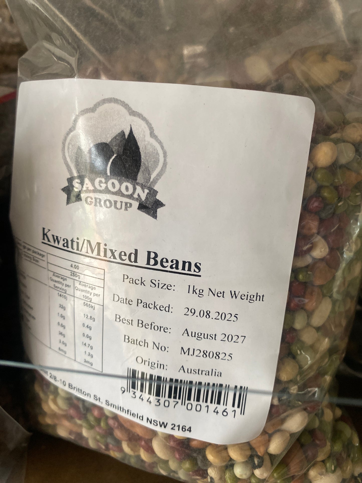 84 CUISINES KWATI(MIXED SOUP BEANS-1KG)