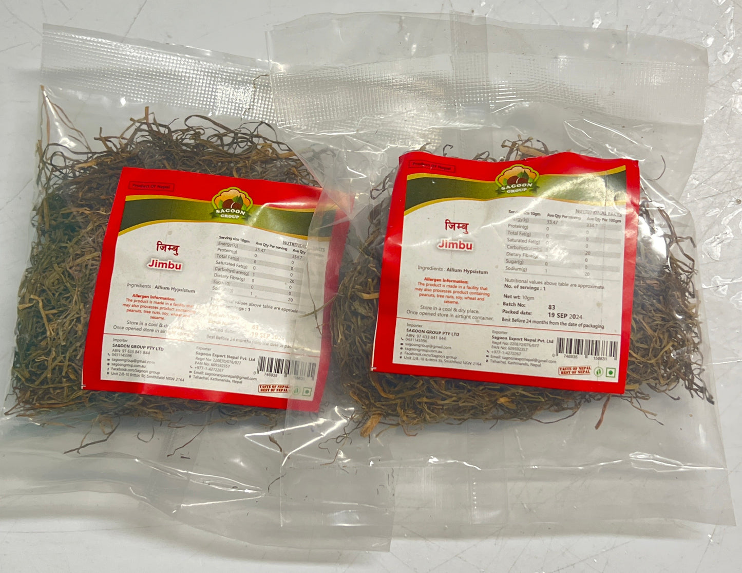 JIMBU -2 FOR ONLY $5