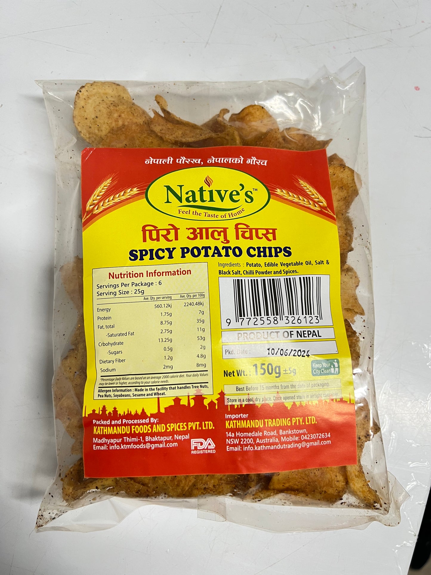NATIVES Spicy Potato Chips