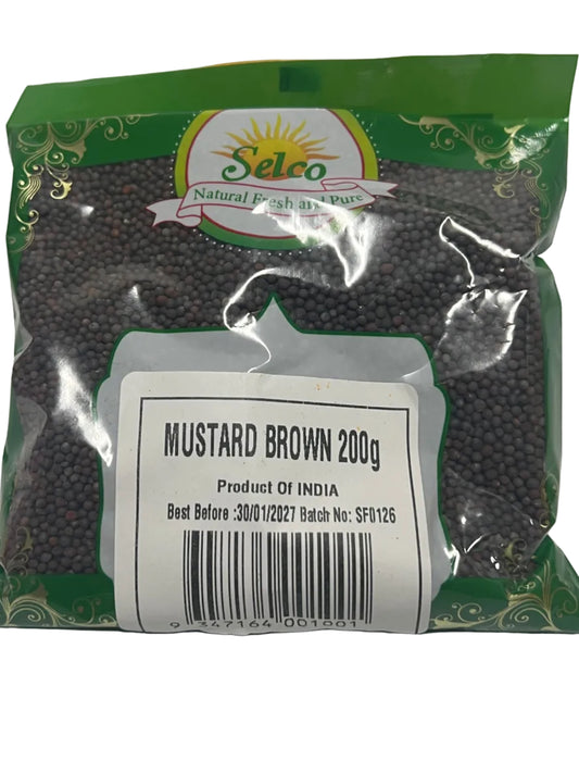 MUSTARD SEED BROWN (200gm)