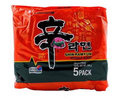 NONGSHIM Shin Ramyun Noodles-5pk