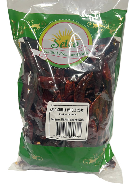 DRIED RED CHILLI WHOLE-200gm