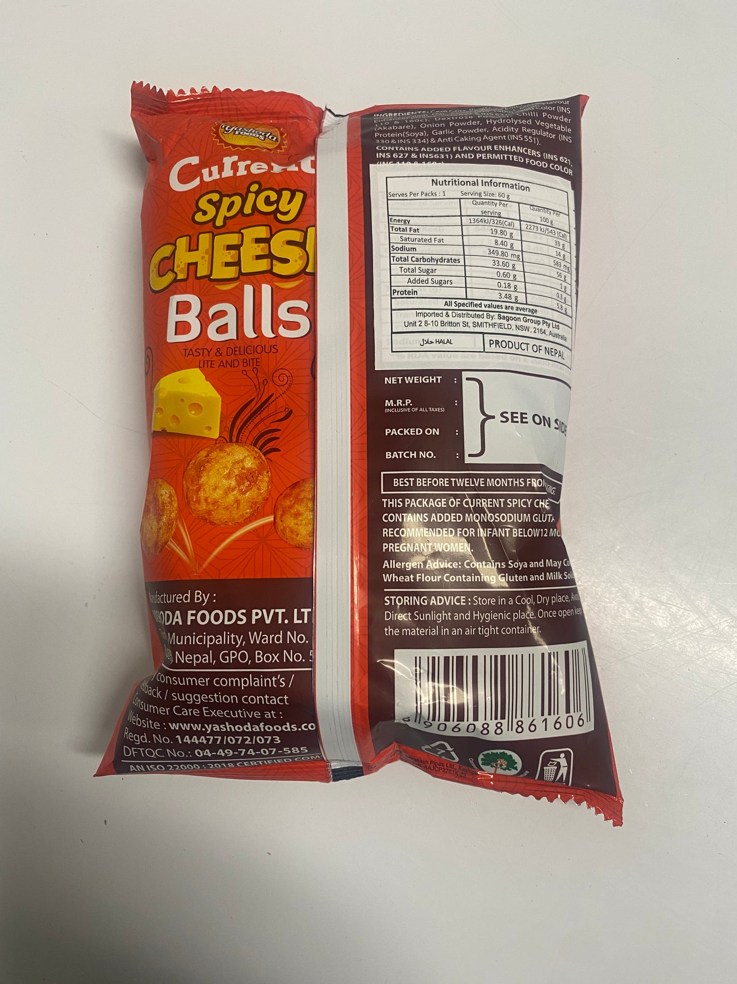 CURRENT CHEESE BALLS- SPICY RED