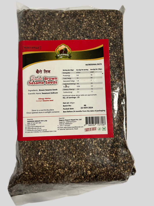 BROWN SESAME SEED (500gm)