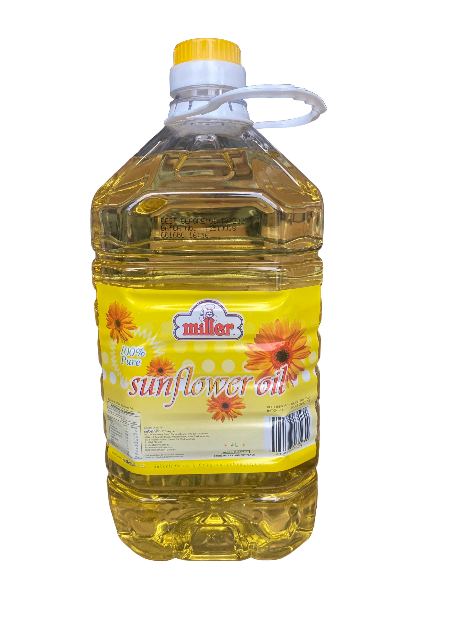 100%pure SUNFLOWER OIL