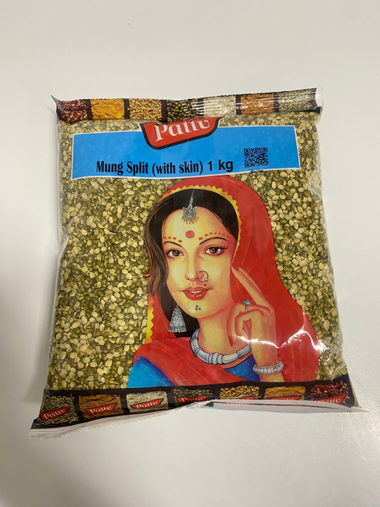 PATTU- MUNG SPLIT (With Skin) 1KG