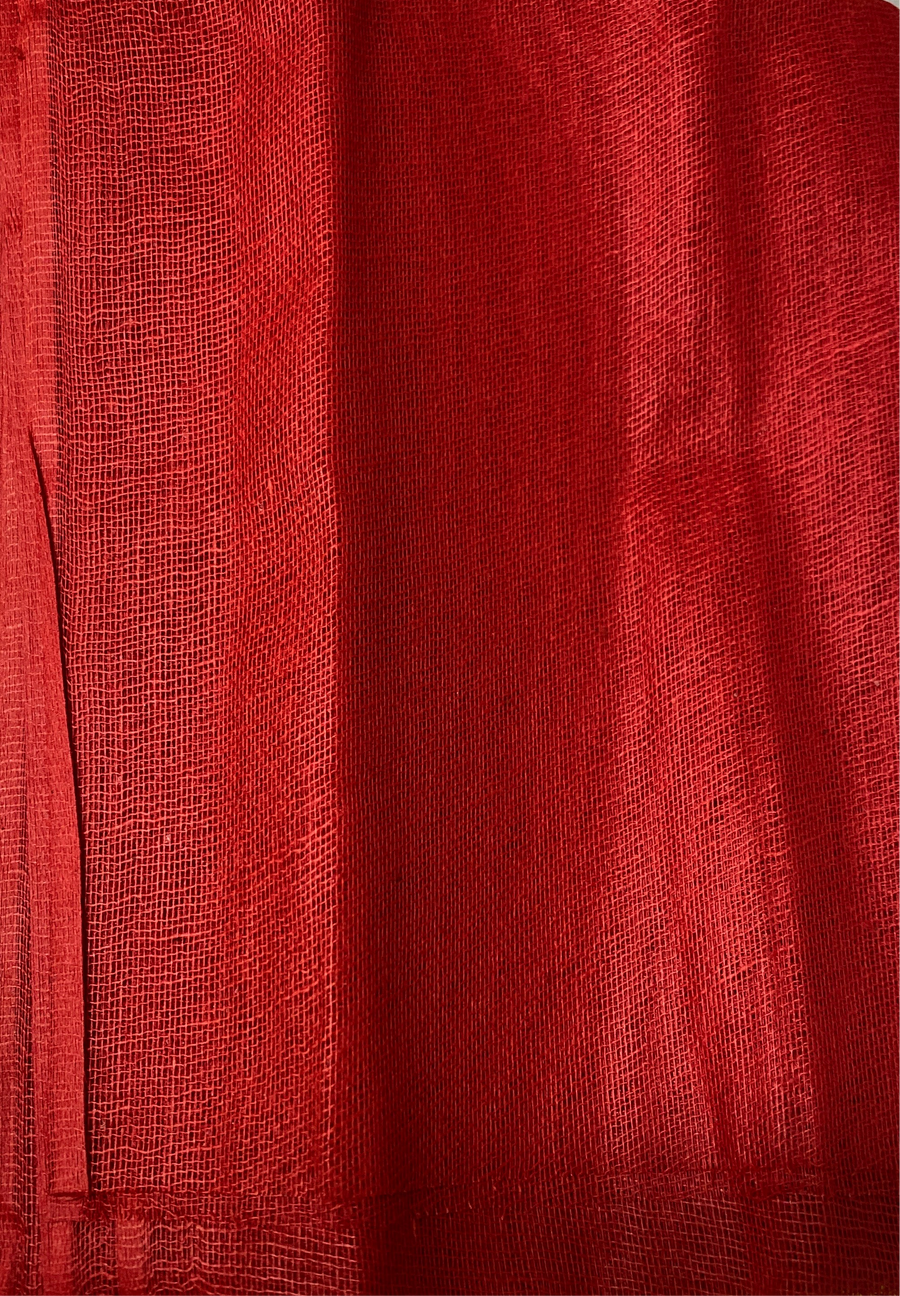 Red Pooja Cloth-0.5m