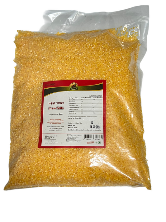 CORN GRITS (makkai ko chyakhla)