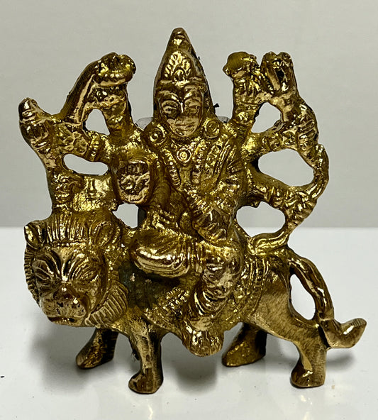 DURGA-3” BRASS MURTI