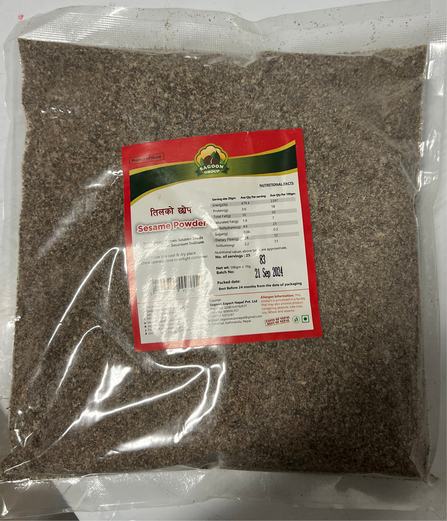 BROWN SESAME POWDER (500gm)