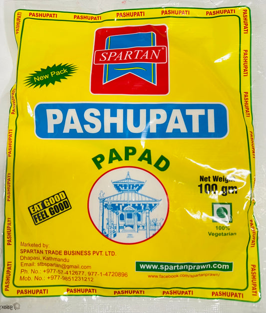 PASHUPATI PAPAD-100GM