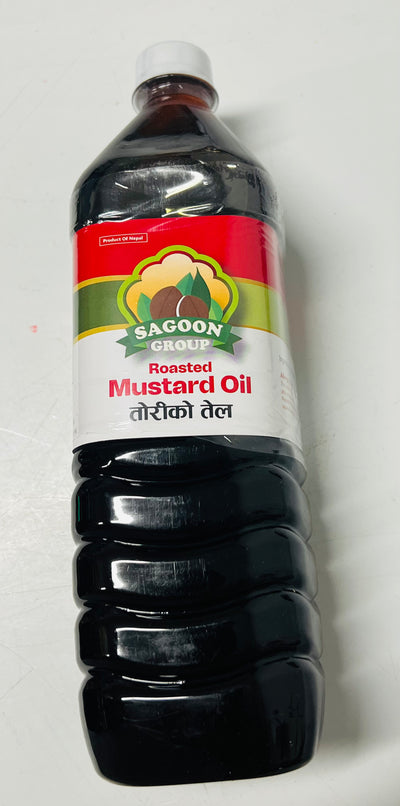 ROASTED MUSTARD OIL (SAGOON) 1L