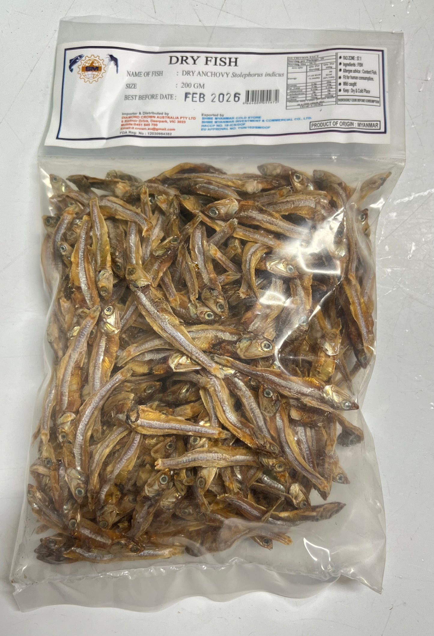 Dried Fish(Anchovies)200g
