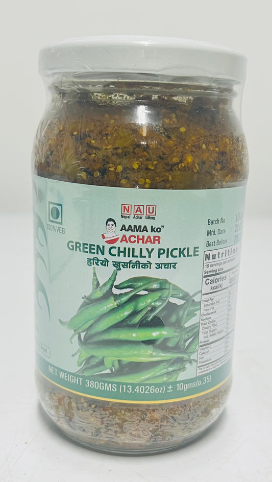 AAMA GREEN CHILLI PICKLE