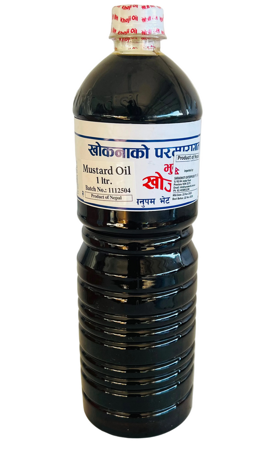ROASTED MUSTARD OIL (KHOKANA KO TEL)-1L